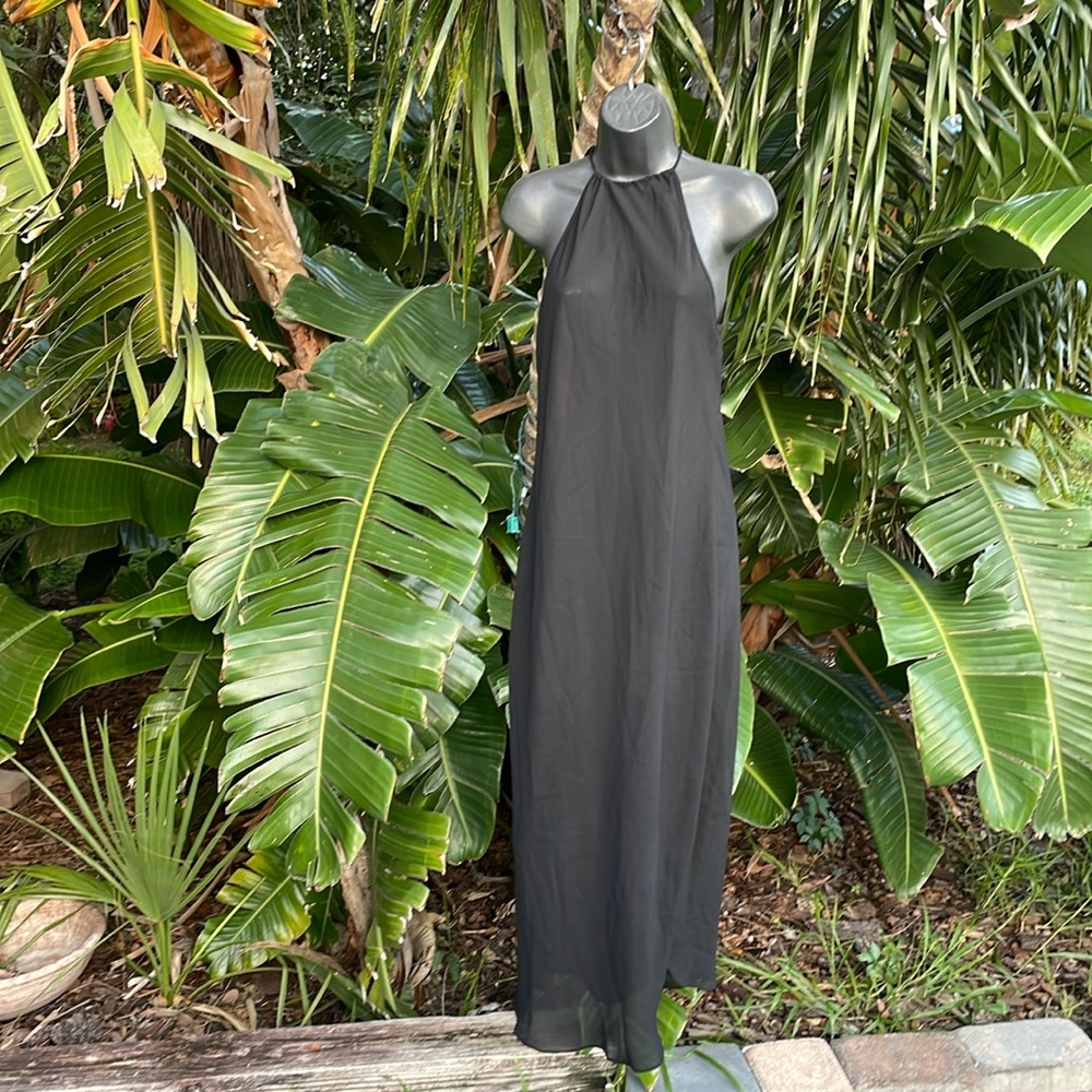 Mina Koo  sheer slip dress